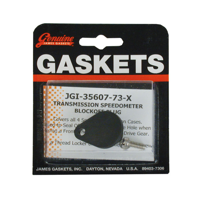 James, speedo drive block-off plug & bolt kit