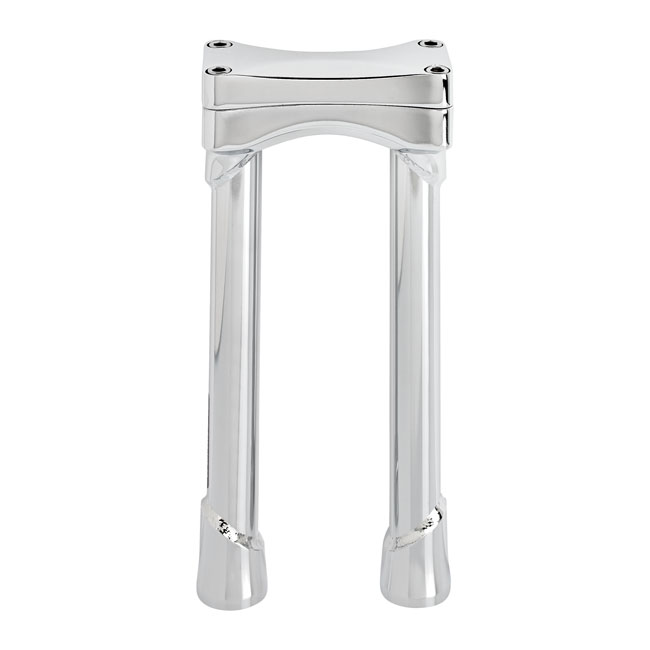 Biltwell Murdock O/S straight risers 10" chrome, TUV appr.