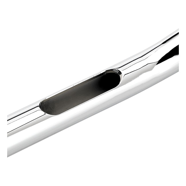 Biltwell Tyson XL pullback styre 14" krom slotted, TUV