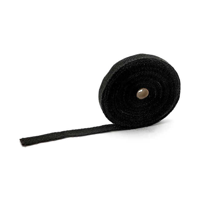 Exhaust insulating wrap. 1" wide black