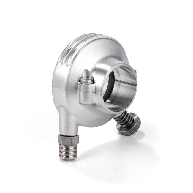 K-Tech 7/8â€? Deluxe throttle housing. Satin aluminum