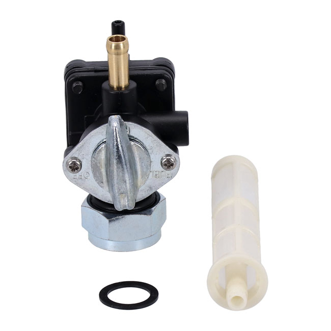 OEM style vacuum petcock. Black