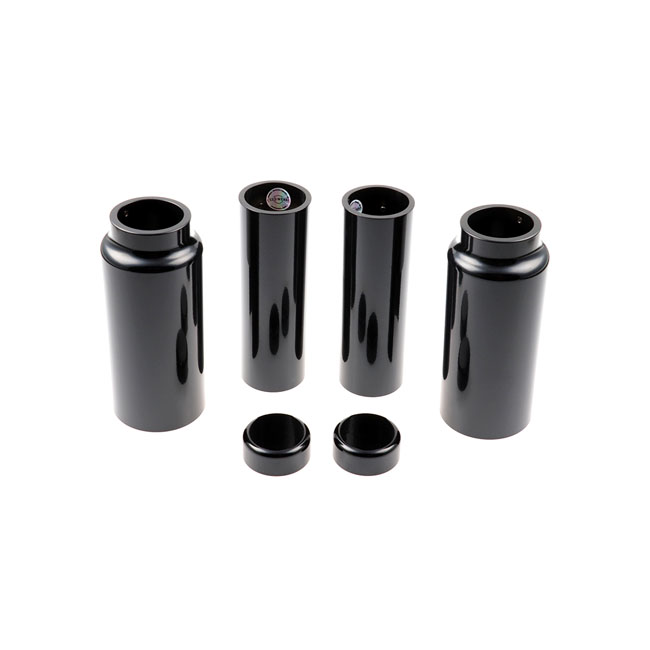 CULT-WERK, 6-PIECE FORK TUBE COVER KIT. GLOSS BLACK
