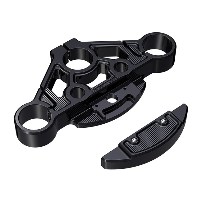 Arlen Ness, Method top triple tree. All black