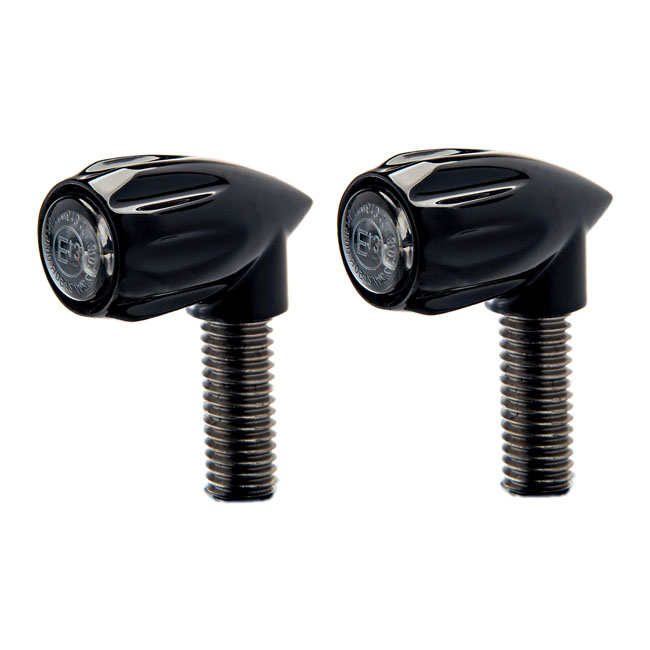 Kodlin, bullet grooved 3-1 taillight/turn signal combo. Blck
