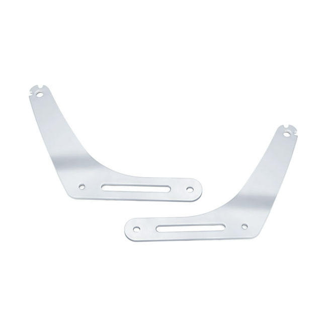 Kuryakyn, mount brackets for Multi-Purpose backrest. Chrome