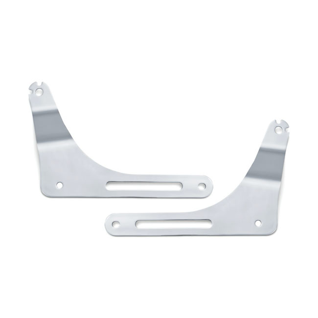 Kuryakyn, mount brackets for Multi-Purpose backrest. Chrome