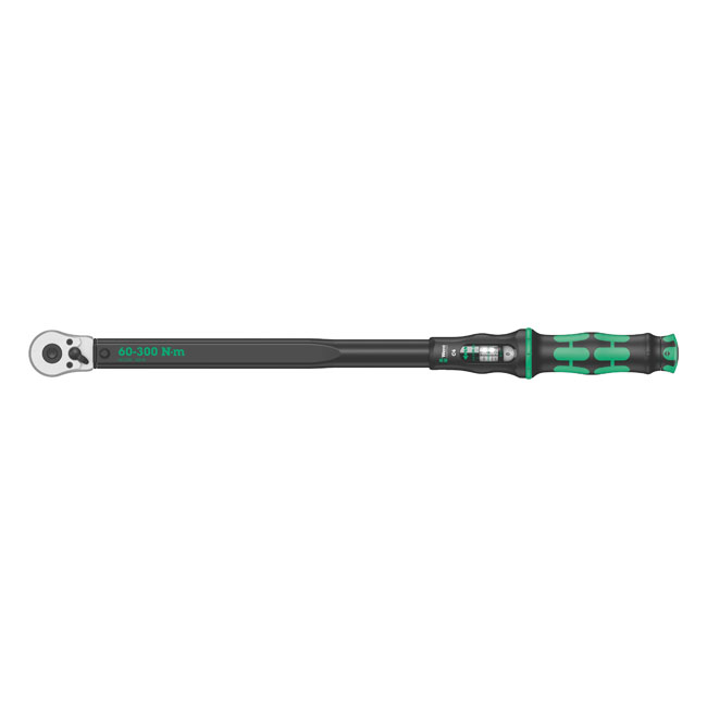 Wera 1/2" drive torque wrench 60-300 Nm with ratchet