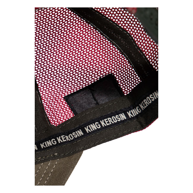 King Kerosin Ride Free live Free cap off white & green