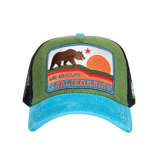 King Kerosin California cap blue & green