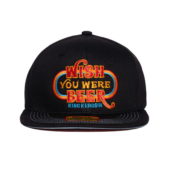 King Kerosin Wish you were beer cap black
