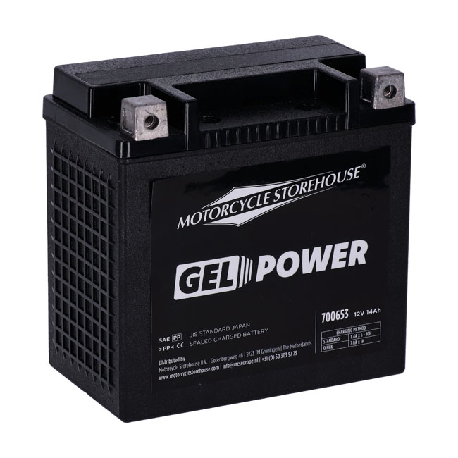MCS, Nano Series sealed GEL battery. 12V, 14Ah, 260cca