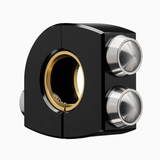 Motogadget, mo.switch 3 push button housing. Black