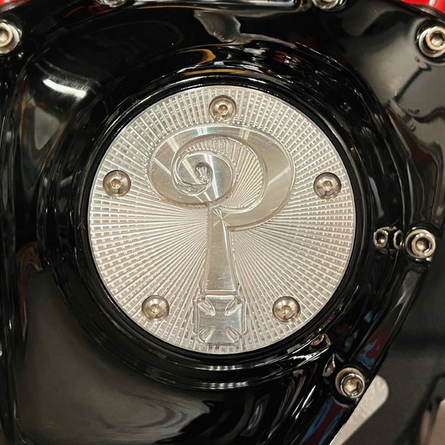 Indian Larry, ''Question Mark'' 5-hole point cover. Polished