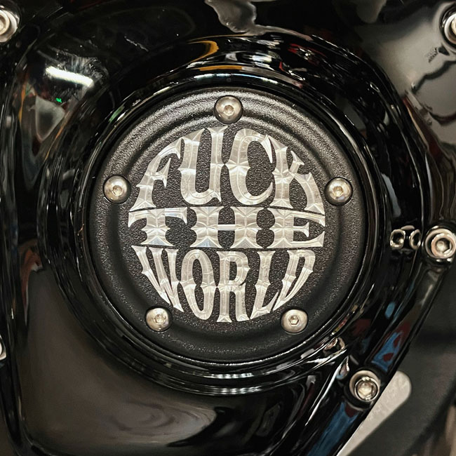 Indian Larry, ''FTW'' logo 5-hole point cover. Matte black