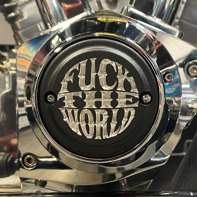 Indian Larry, ''FTW'' logo 5-hole point cover. Matte black