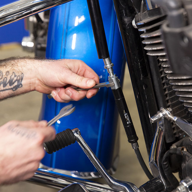 Motion Pro, top half clutch cable. Black. 49"