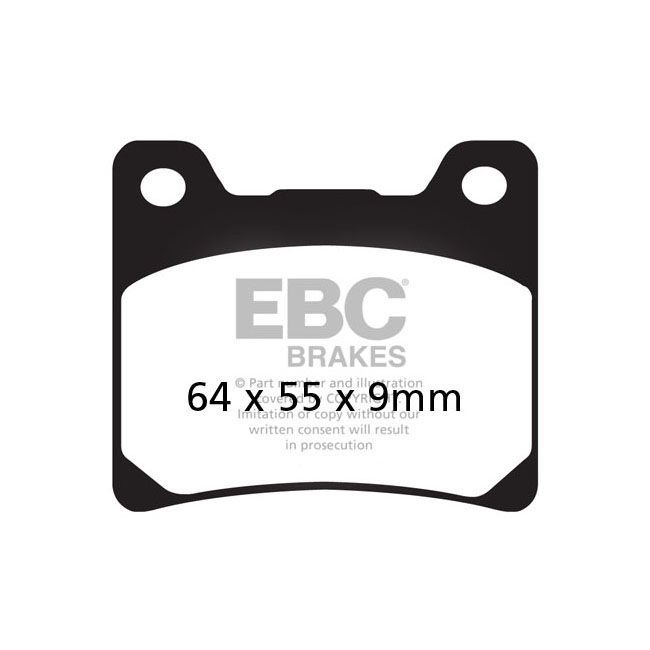 EBC V-pad Semi Sintered brake pads