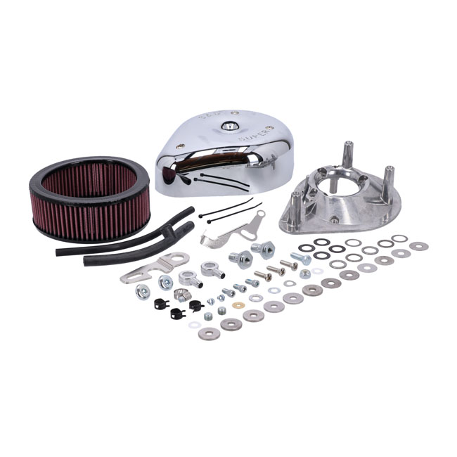 S&S, teardrop air cleaner assembly