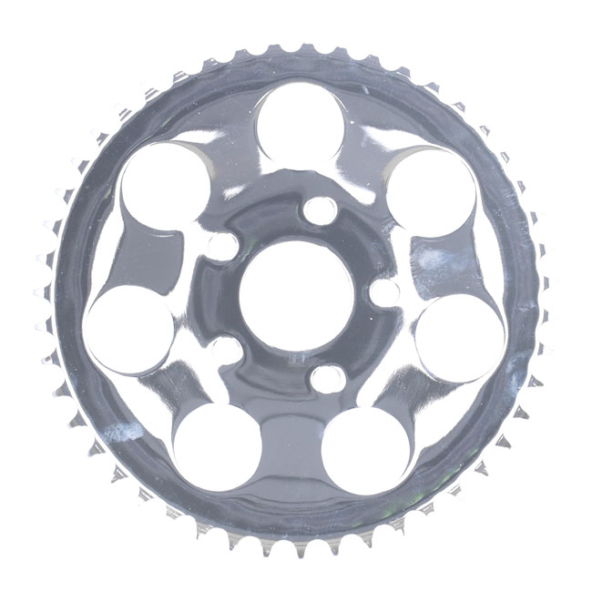 REAR SPROCKET, CHROME. 47T