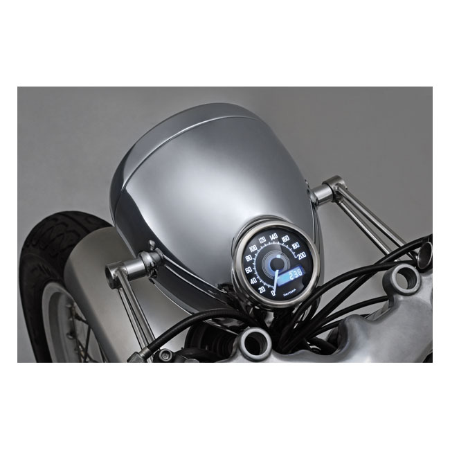 CHROME VINTAGE 5-3/4" HEADLIGHT