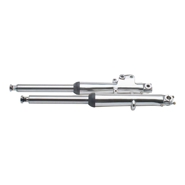 72-84 41mm fork tube & slider assembly set. +2" overstock