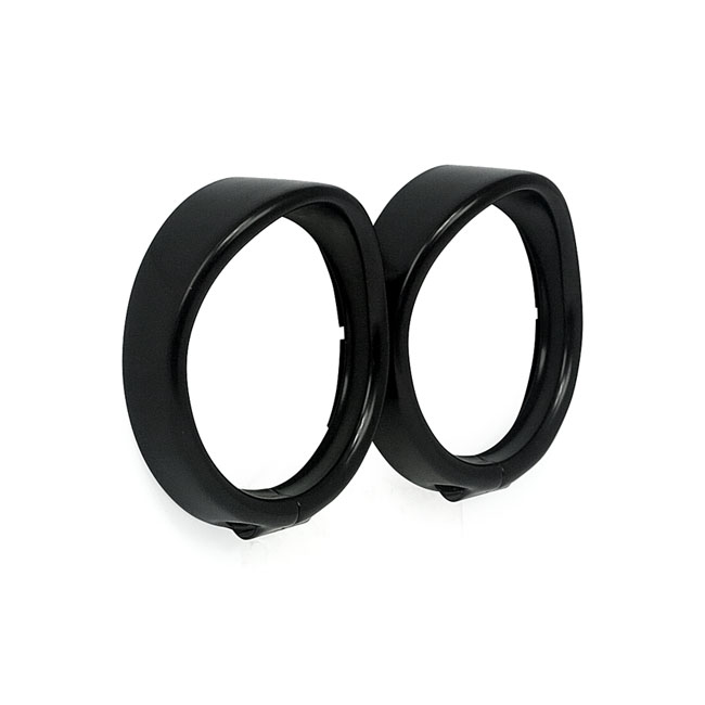 TURNSIGNAL TRIM RINGS, VISOR STYLE