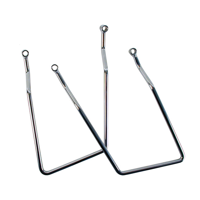 Saddlebag support kit. Chrome
