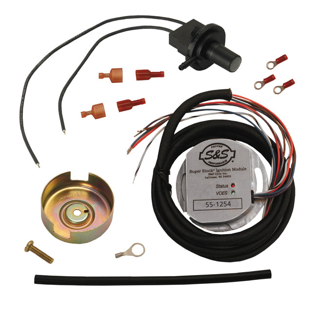 S&S, Super Stock single fire ignition kit. S&S 103" Shovel