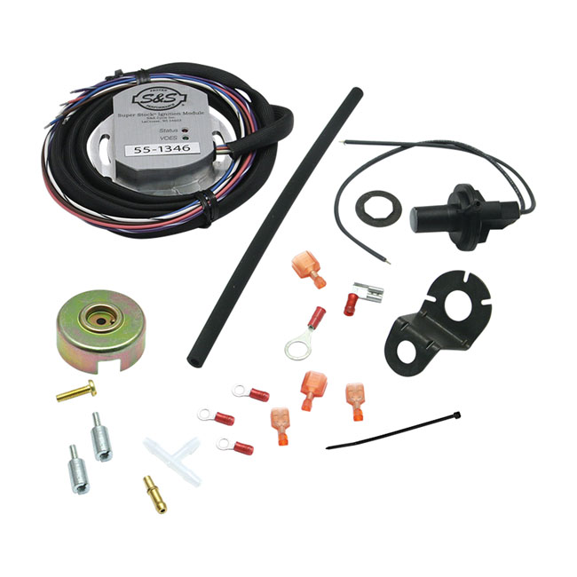 S&S, Super Stock single fire ignition kit. S&S 124" Evo