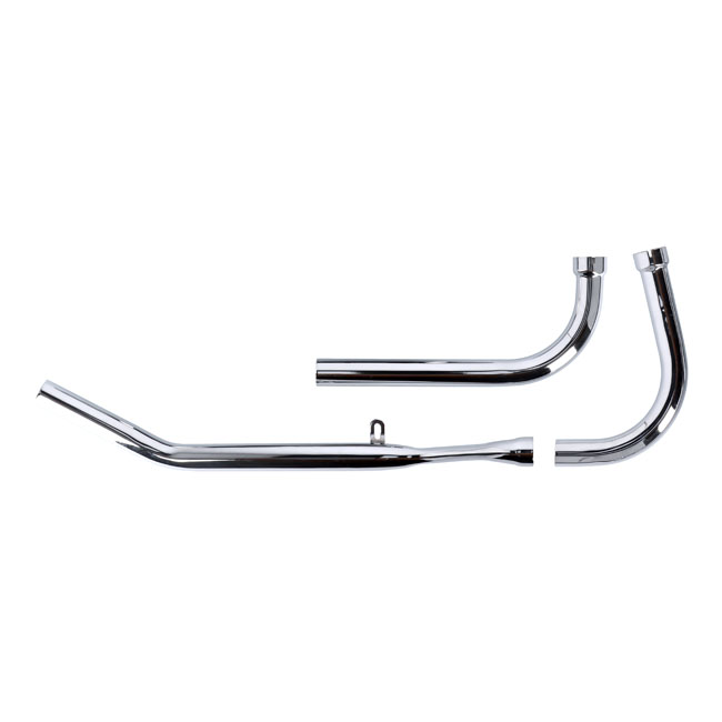 Paughco, upswept head pipes. S-pipe - around oil tank