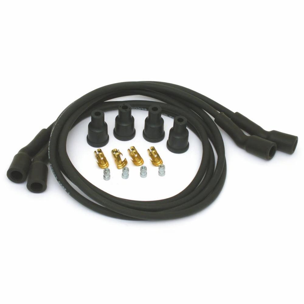Dynatek, 7mm spark plug wire set. Black