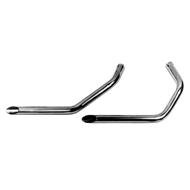 Paughco, drag pipes (34"). Chrome