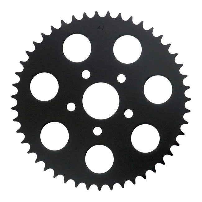 REAR SPROCKET, BLACK. 47T.