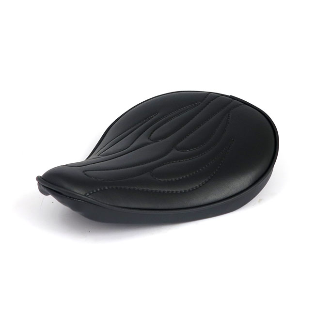 Fitzz, custom solo seat. Black Flame. Small. 4cm thick