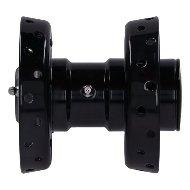 Custom Star hub, for OEM axle. Black with chrome star
