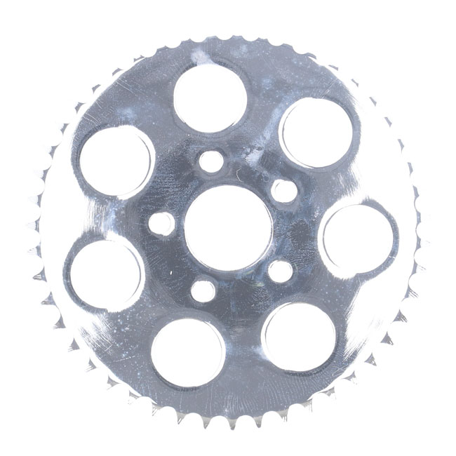 REAR SPROCKET, CHROME. 47T.