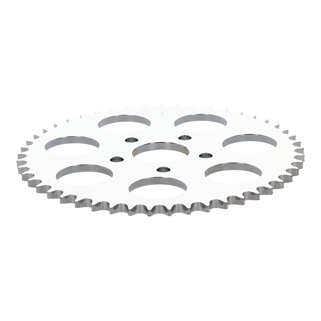 REAR SPROCKET, CHROME. 49T