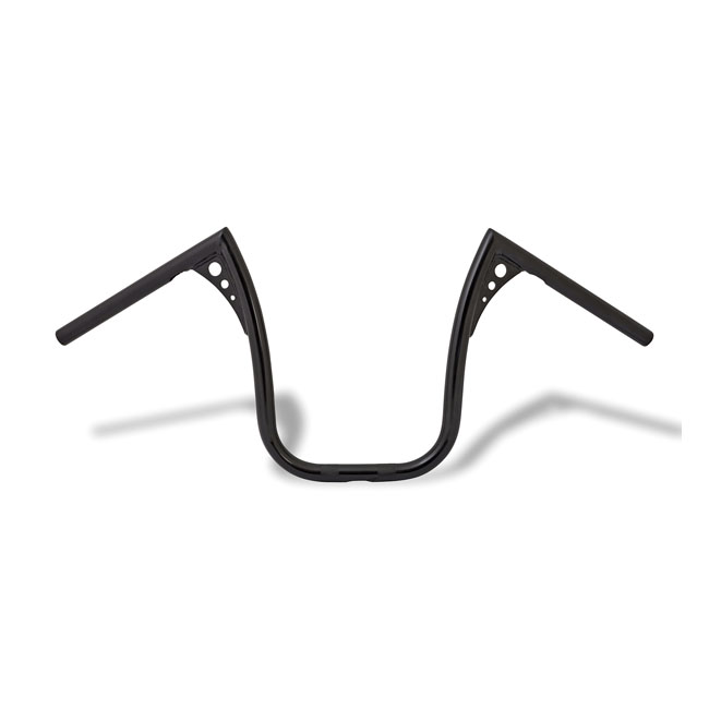 Hold-on handlebar, 12" rise 1" black