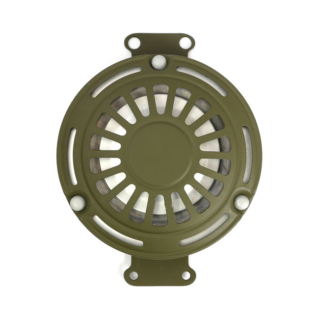 Reproduction 5-1/2" Springer horn. Painted. 6V