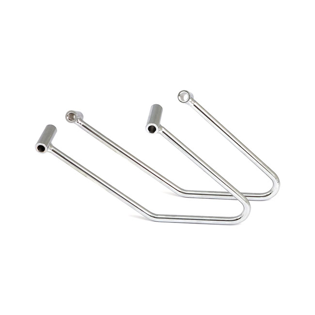 Saddlebag support kit. Chrome