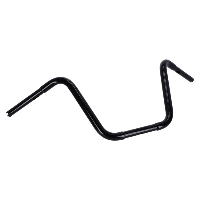 1-1/4" Buffalo Apehangers, 12" high black