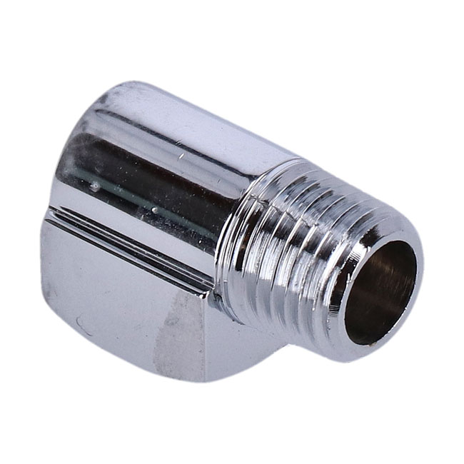 CHROME OIL GAUGE FITTING, 90 DEGREES