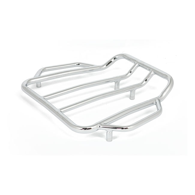 Contoured luggage rack for Tour-Pak. Chrome