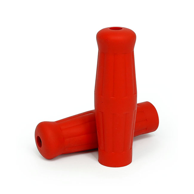 VINTAGE STYLE 1" GRIPS RED