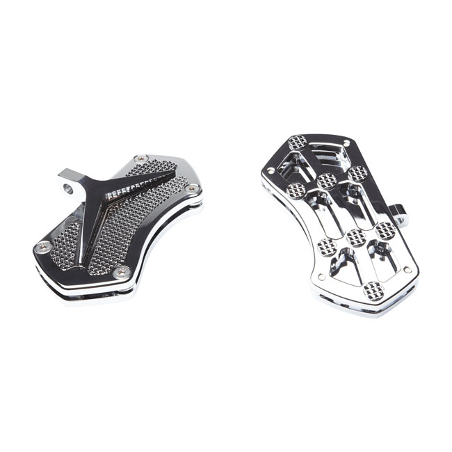 Vity's Design, Diamond passenger floorboards. Chrome