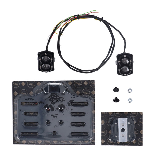 Vity's Design, Diamond LED taillight for antenna holes. Blck