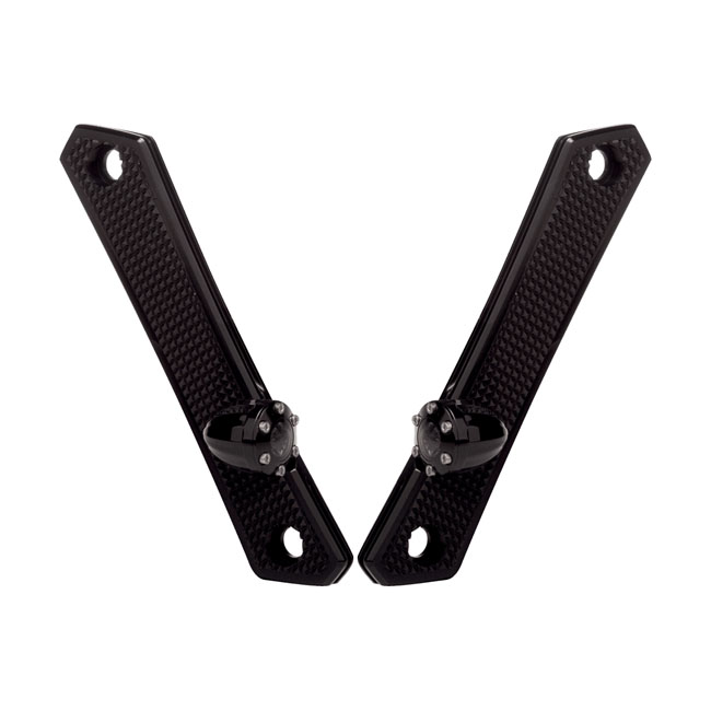 Vity's Design, Diamond front turn signals, black. ECE appr.