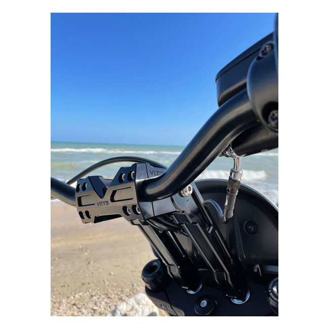 Vity's Design, 10" adjustable risers. Black