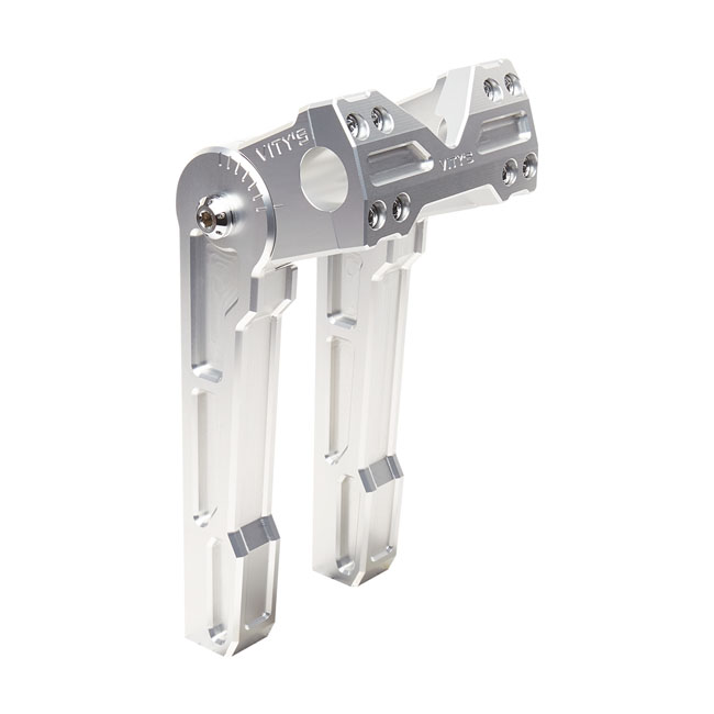 Vity's Design, 10" adjustable risers. Silver